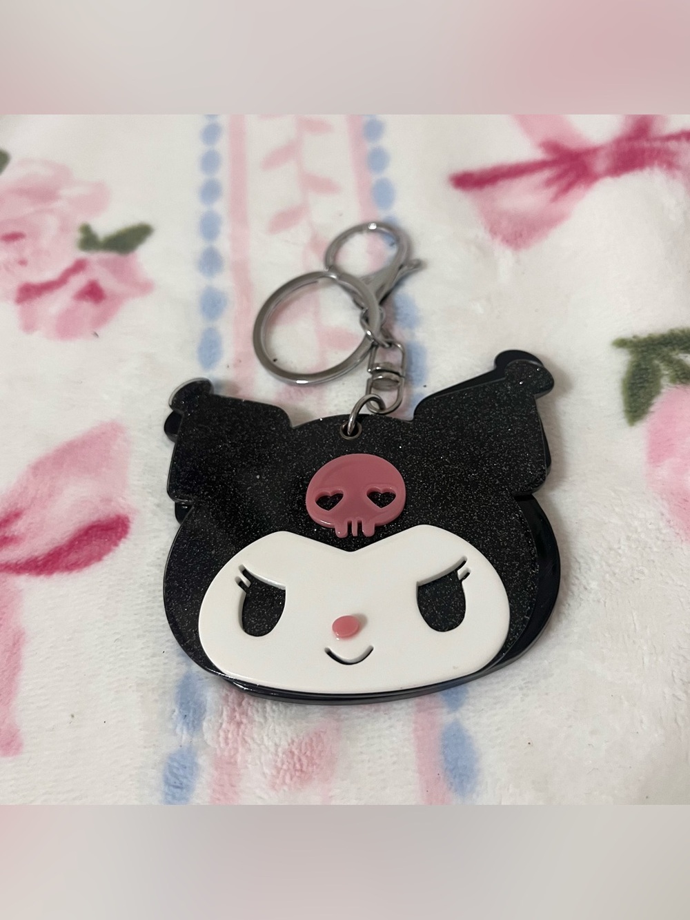 Kuromi keychain mirror
